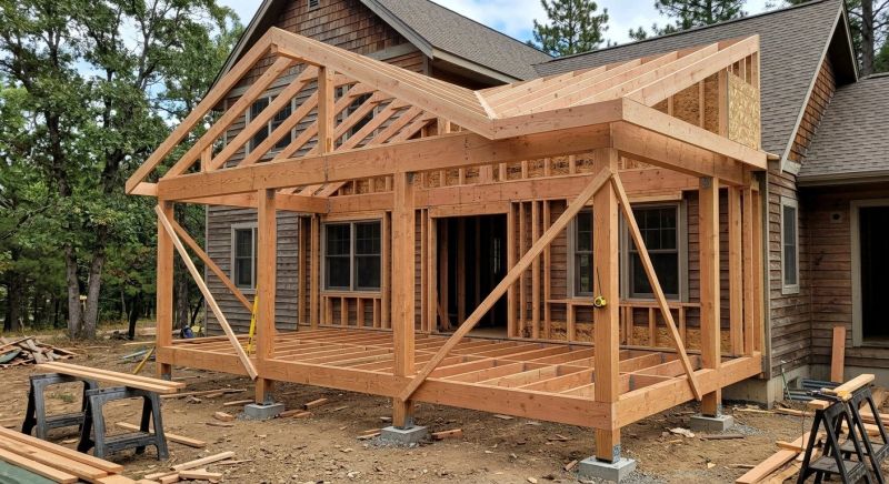 Porch Framing in Wilmington, NC