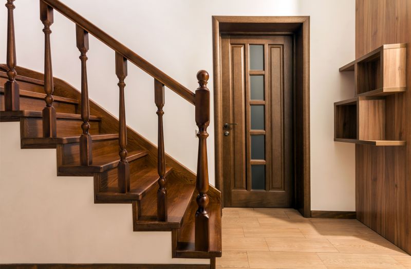 Wood Stair Railing Repair in Alpharetta, GA