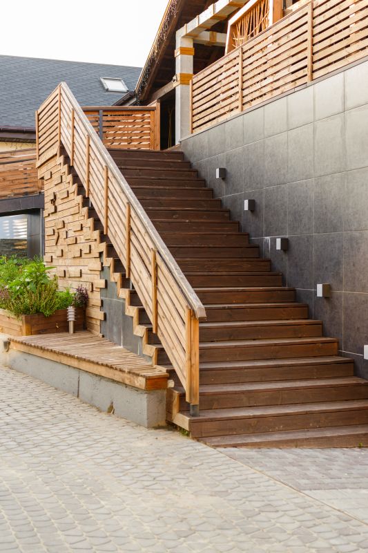Wooden Banister Installation in Kansas City, KS